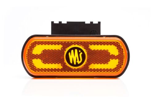 NEON LED AMBER SIDE MARKER POSITION LIGHT LAMP 12V 24V TRUCK TRAILER INDICATOR - Picture 4 of 10