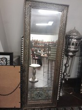 Big Moroccan brass /silver mirror 178 high x 66 wide