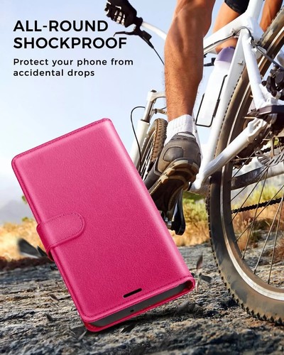 Leather Wallet Case for Samsung S25 S24 Ultra S23 S22 S21 S20 FE Magnetic Cover - Picture 20 of 21