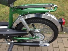 NEUER Hercules M 4 5 Auspuff mit Halter Lasche 28mm Mofa NEU Herkules Optima P3