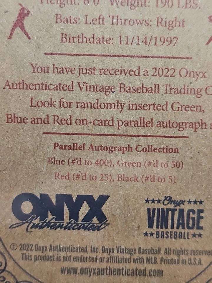 2022 Onyx Authenticated - Spencer - Image 3 of 3