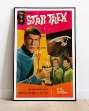 Star Trek 1 Gold Key 1967 comic cover Photo / Poster Up To 36"