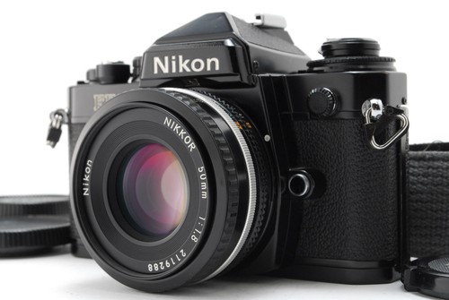 Read 【Near Mint】 Nikon FE2 Black 35mm Film Camera Ais 50mm F1.8 Lens From Japan