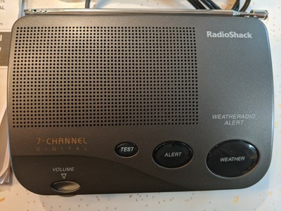 Radio Shack NOAA Weather Radio Alert 7 Channel Digital 12-247B | eBay