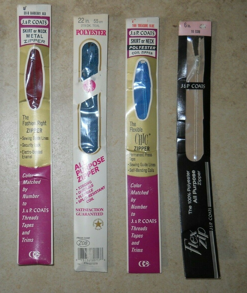 NEW ~ Zippers ~ Various Colors and Sizes | eBay