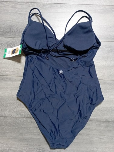 Hurley Swimsuit Adult XL Navy Blue One Piece Beach Womens - Picture 2 of 4