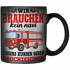 Trendation - Feuerwehr Zaubertasse Geschenk Feuerwehrgeschenkartikel Mann Männer