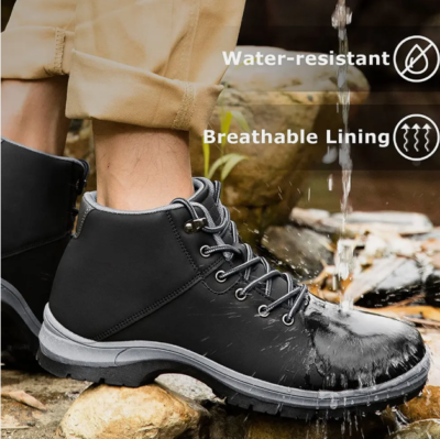 CARENURSE Mens Black Lightweight Hiking Boots Water  display picture 1
