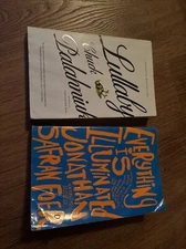 Fiction Book Lot: Lullaby - Palahniuk & Everything Is Illuminated - Foer