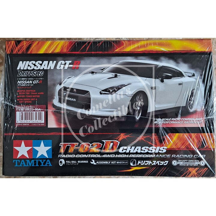 Tamiya RC 1/10 Nissan GT-R 4WD Drift Kit TT-02D Chassis Motor