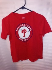 Pre Owned Philadelphia Phillies Kids T Shirt. Kids Size XL By Genuine...
