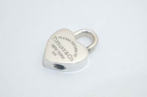 Tiffany & Co. Sterling Silver Return to Heart Padlock Charm - 第 3/4 張圖片