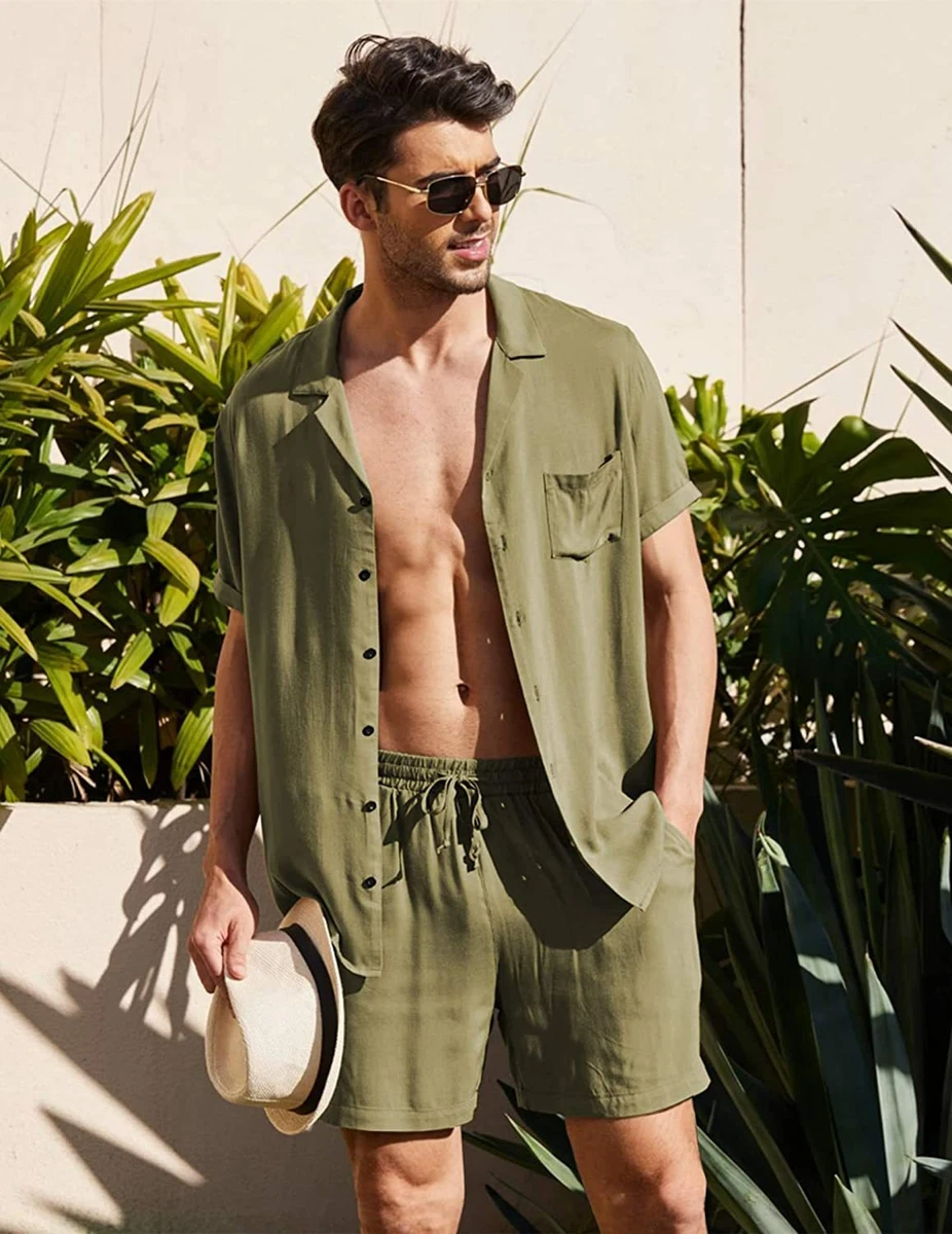 Cardigan with shorts men sale