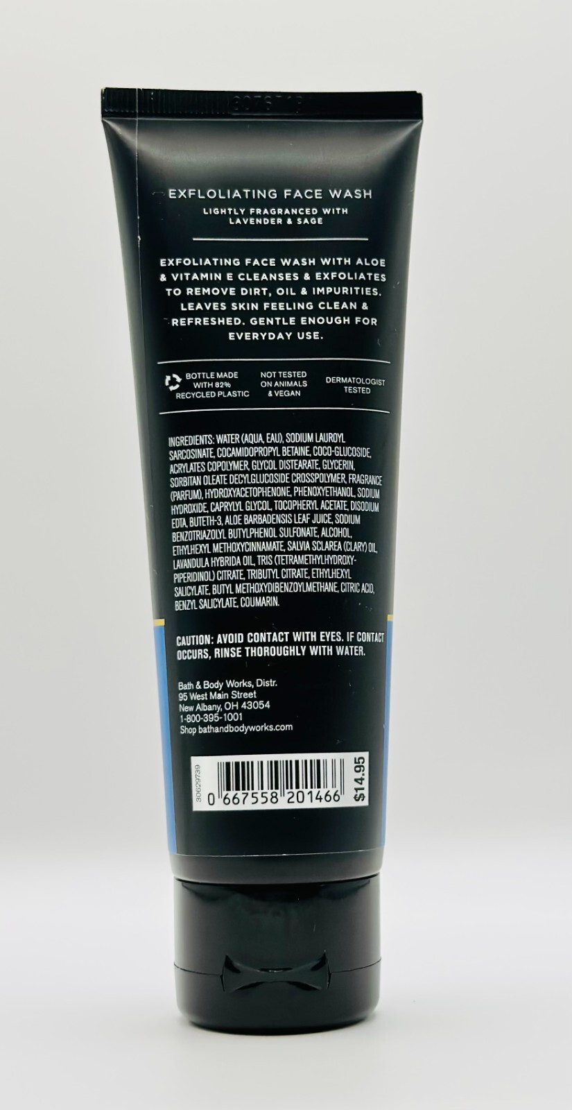 ALL NEW Men's EXFOLIATING FACE WASH 4 oz Tube Bath & Body Works eBay