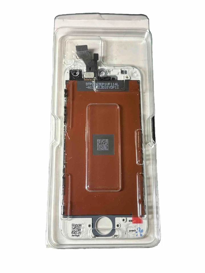iPhone 5 Digitizer (White) w/ pre-installed Tempered Glass Screen Protector - Image 2 of 2