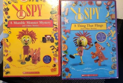 2 I Spy DVDs   - A Mumble Monster Mystery & A Thing That Flings   NEW SEALED