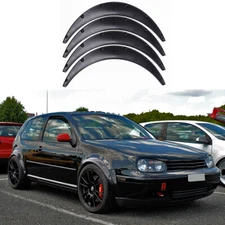 4x 3.5" Fender Flares Extension Extra Wide Wheel Arches For VW Volkswagen Jetta