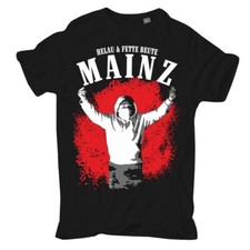 T-Shirt Mainz Helau & Fette Beute Fans Ultras Rot Weiss Fussball S bis 10XL 