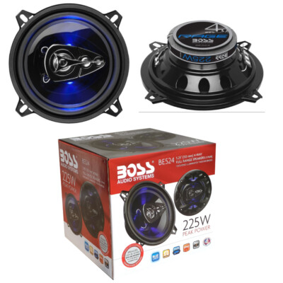 2 BOSS AUDIO SYSTEMS BE524 Koaxiallautsprecher 4 Wege 13,00 Cm 4 Ohm 90 Db Spl