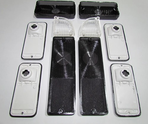 Chevrolet C10 Truck 10pcs 67 68 69 70 71 SMOKE Tail Lights, Front & Side Markers - Picture 3 of 10