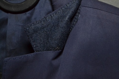 Traje Z Zegna Moderno Drop 8 Deco Azul Algodón 44 R - Imagen 6 de 23