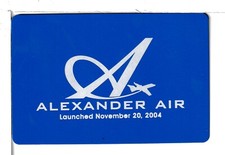 Single Airline Playing Card "Alexander Air" No Chan/Mertens #, Standard, 2004