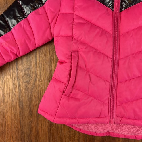 Nike Little Kid Girls Puffer Jacket Size-3 Color-Dark Hyper Pink - Picture 4 of 13