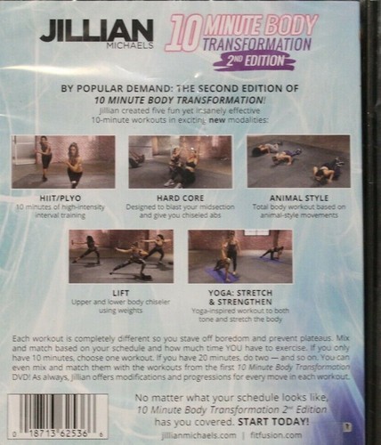 NEW 9 Jillian Michaels workout DVD lot killer cardio buns thighs body backside - Imagen 3 de 10