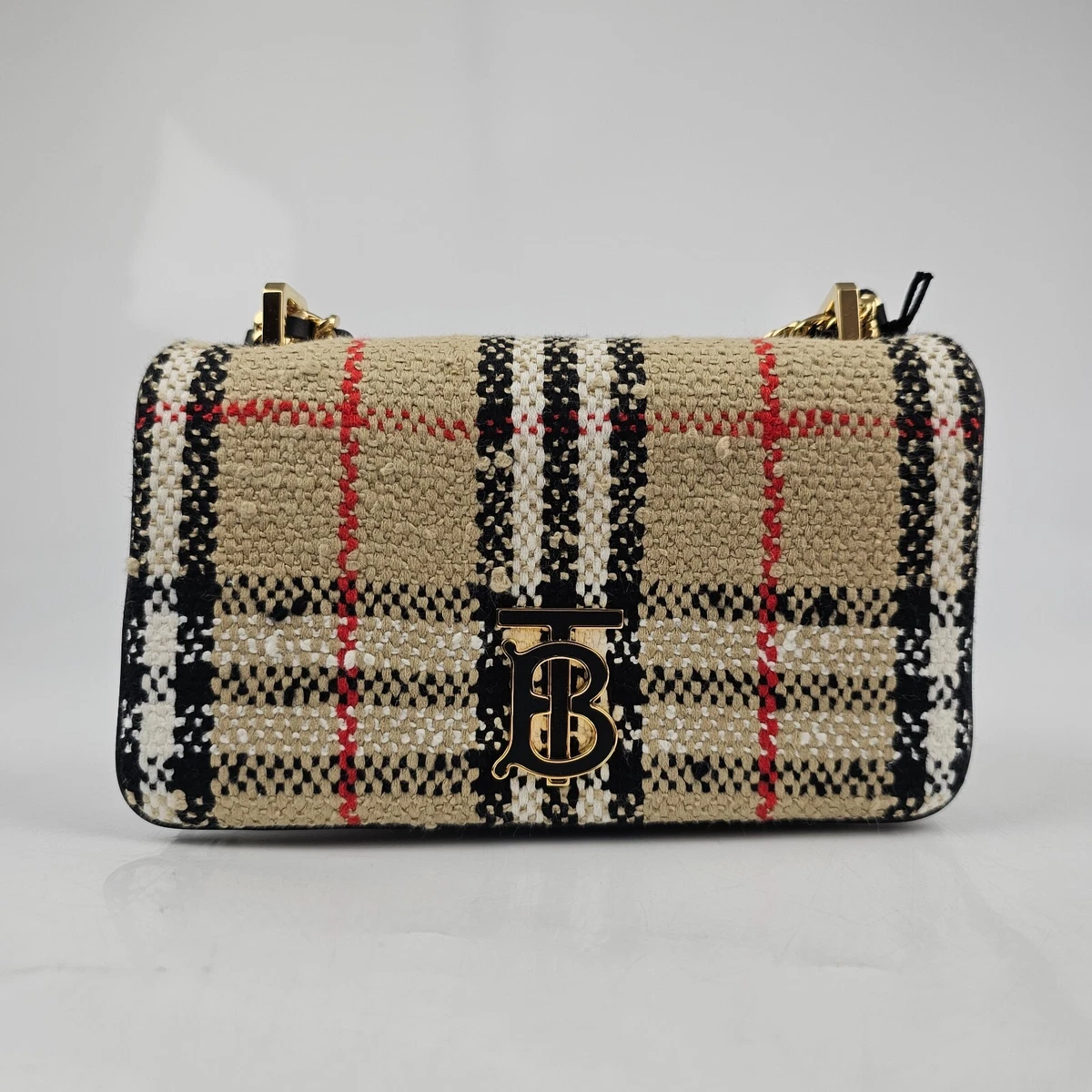 Women's Check Lola mini bag, BURBERRY