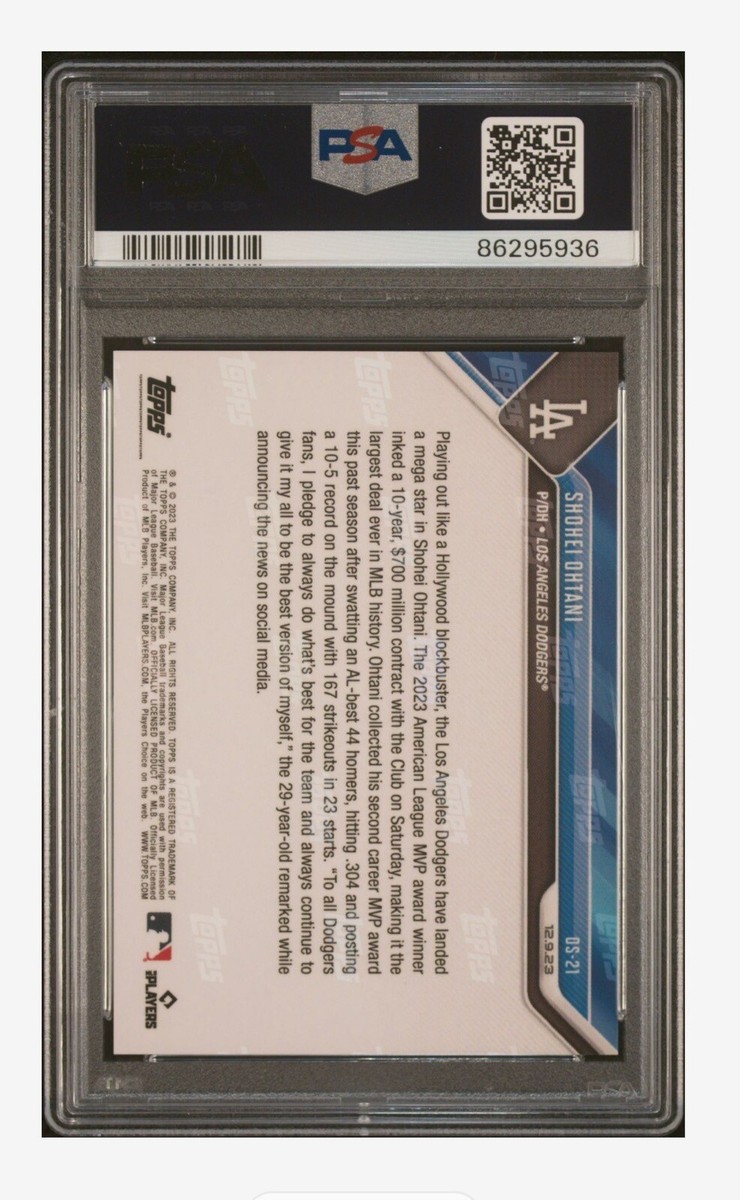 PSA 10 GEM MINT 大谷翔平 TOPPS NOW WBC-71 Amazon | ［PSA鑑定カード］ PSA10 GEM MINT 大谷翔平 2023