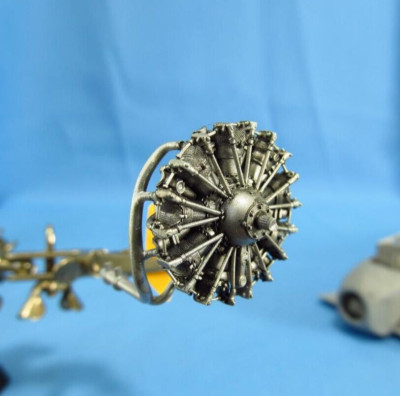 BMW-132 German Detailing Set Engine (3D-Printed) 1:48 For Aircraft Models Kits