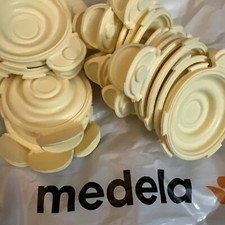 100 BULK Membrane For Medela Freestyle Spare Part Replacement Tan Rubber Piece