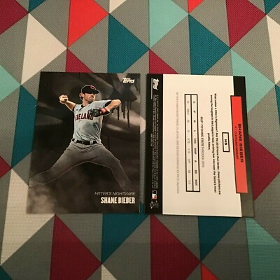 #H5 Shane Bieber Ace   ️   2020 Topps x Pete Alonso Curated Hitter's Nightmare
