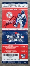 David Ortiz Signed 2013 World Series Ticket Game 2 MVP Red Sox Big Papi HOF RAD