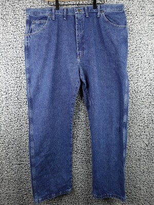Wrangler Mens Jeans Five Star Regular Fit 96501 Dark Stonewash NEW 44x30 Tags