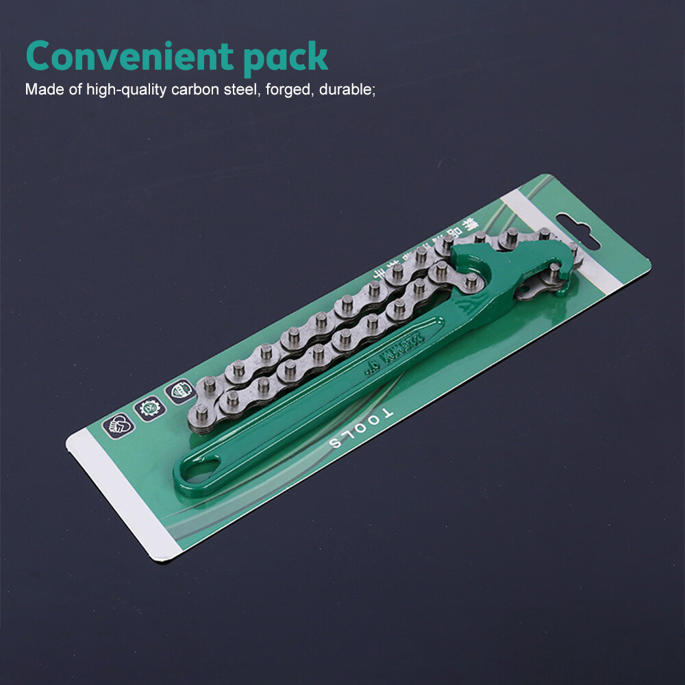 9/12/15 Inch Heavy Duty Ratcheting Chain Wrench Reversible Oil Filter