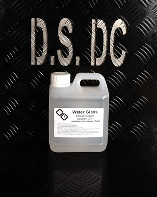 DS Water Glass Sodium silicate solution - 40% 1 litre Fast UK Dispatch