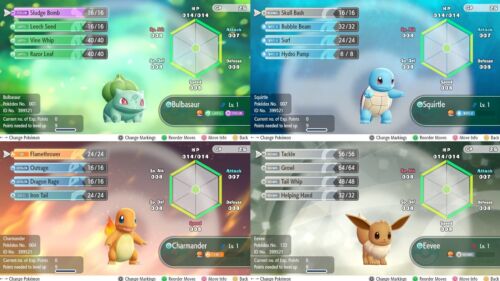 Choose Your Bundle Pokemon Shiny or Non 0AV 6IV Let's Go Pikachu Eevee LGPE - Picture 27 of 45