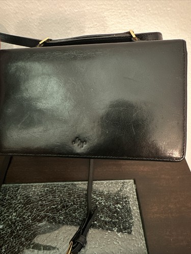 Monsac Leather Clutch With Strap - Picture 6 of 12