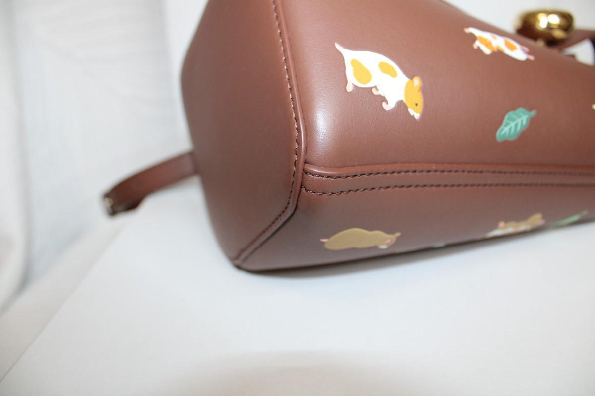 Loewe x Suna Fujita Hamster Mini Pebble Bucket Bag w/ Box, Dustbag