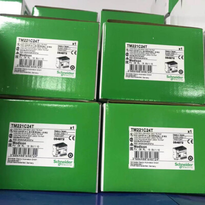 One New Schneider TM221C24T PLC Module Expedited Shipping In Box