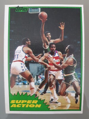 1981-82 Topps Basketball Robert Parish Super Action #108 Boston Celtics NBA