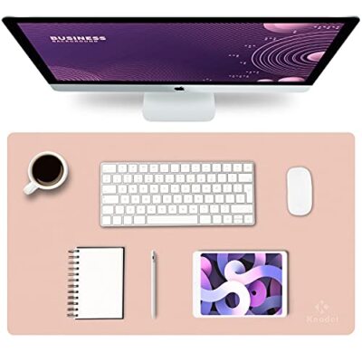 Pink Computer Table Mat Small Desk Mat, Office Desk Pad, Computer Desk Mat, Laptop 23.6