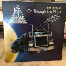 DEF LEPPARD LP On Through The Night SRM 1-3828 NM/ EX orig MASTERDISK Press 1980