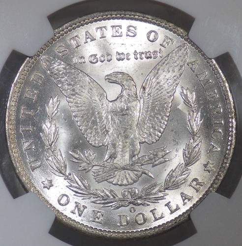 1887-O Morgan Silver Dollar NGC graded MS 63 - Picture 4 of 4