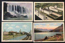 CANADA 1927/35 -- 7 x PPC --F/VF 