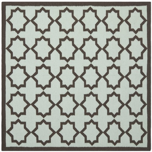 SAFAVIEH Dhurries DHU549A Handwoven Light Blue Rug - Picture 6 of 24