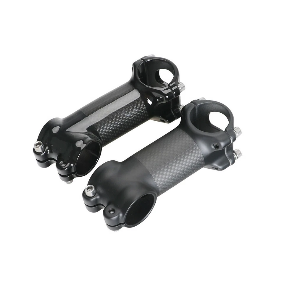 Aluminum-Carbon Bicycle Stem ±6°/±17° MTB Road Bike Stems 31.8*60-120mm No Logo - Image 2 of 4