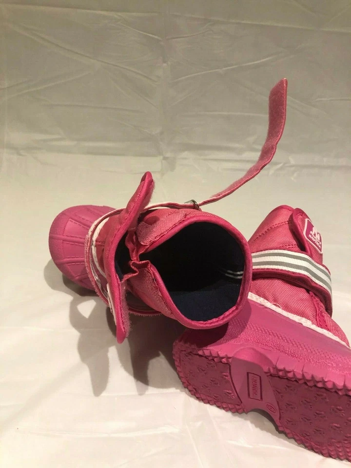 Nautica Port Niñas Nieve Invierno Botas Rosa y Blanco Felpa Niño Pequeño Bebé Talla 6 Foto 3 de 4