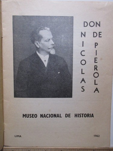 1962 Don Nicolas De Pierola Museo Natcional De Historia Lima Peru booklet - Picture 2 of 6